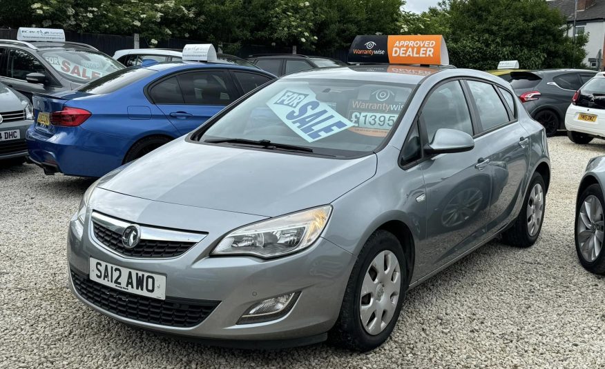 Vauxhall Astra 1.4 2012